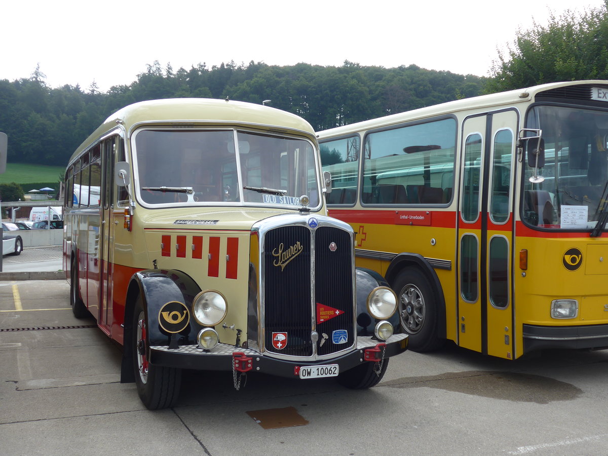 (184'337) - Imfeld, Sachseln - OW 10'062 - Saurer/Tscher (ex Ltscher, Neuheim) am 26. August 2017 in Oberkirch, CAMPUS Sursee