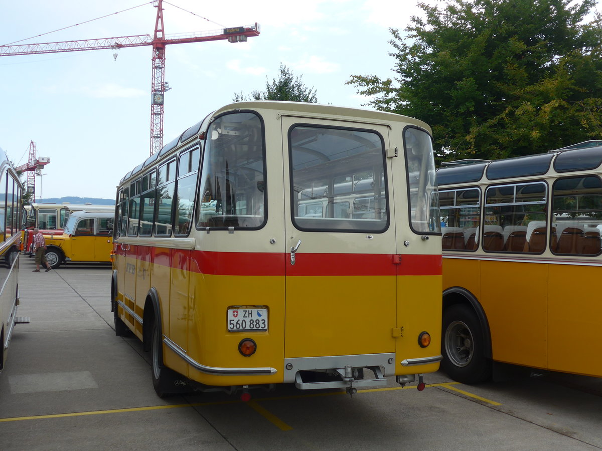 (184'385) - Frutig, Birmensdorf - ZH 560'883 - FBW/FHS (ex P 23'217) am 26. August 2017 in Oberkirch, CAMPUS Sursee