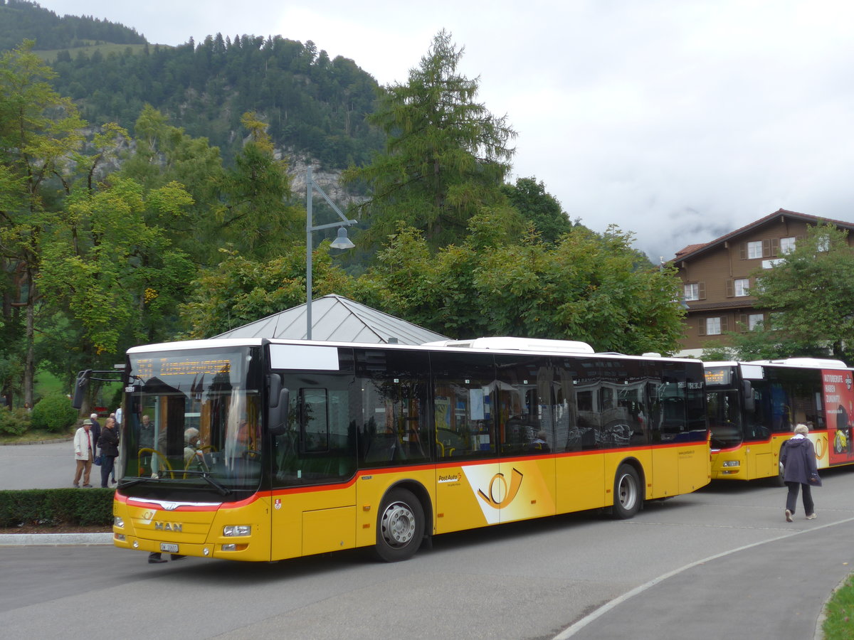 (184'752) - Dillier, Sarnen - Nr. 1/OW 10'601 - MAN am 10. September 2017 in Fleli-Ranft, Dorf