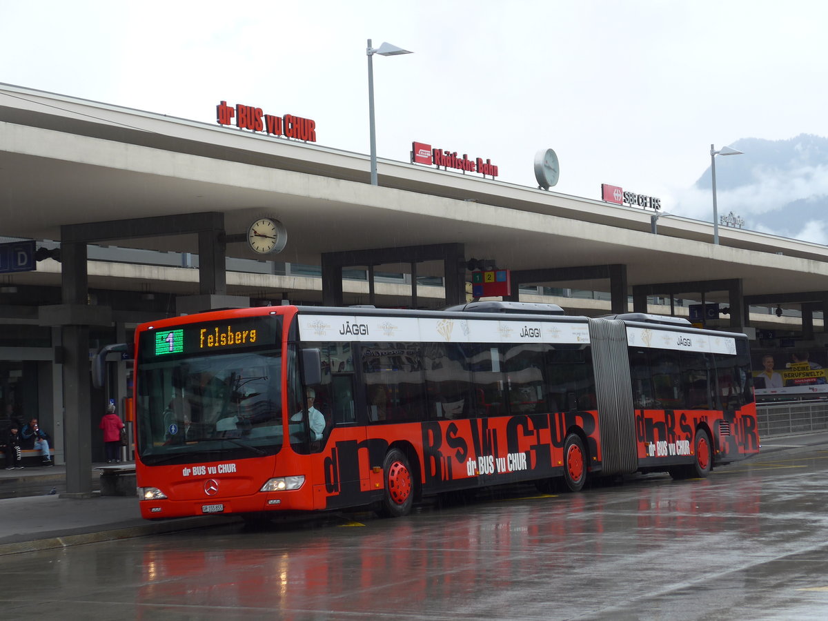 (184'788) - SBC Chur - Nr. 55/GR 155'855 - Mercedes am 16. September 2017 beim Bahnhof Chur