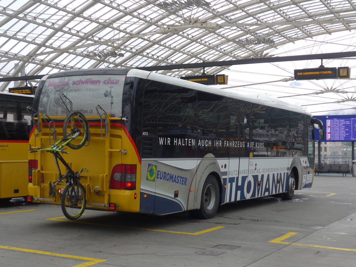 (184'795) - PostAuto Graubnden - GR 162'988 - MAN am 16. September 2017 in Chur, Postautostation