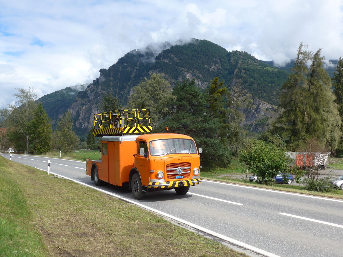 (184'818) - VBSG St. Gallen - SG 1311 - Saurer am 16. September 2017 in Cazis, Bndner Arena