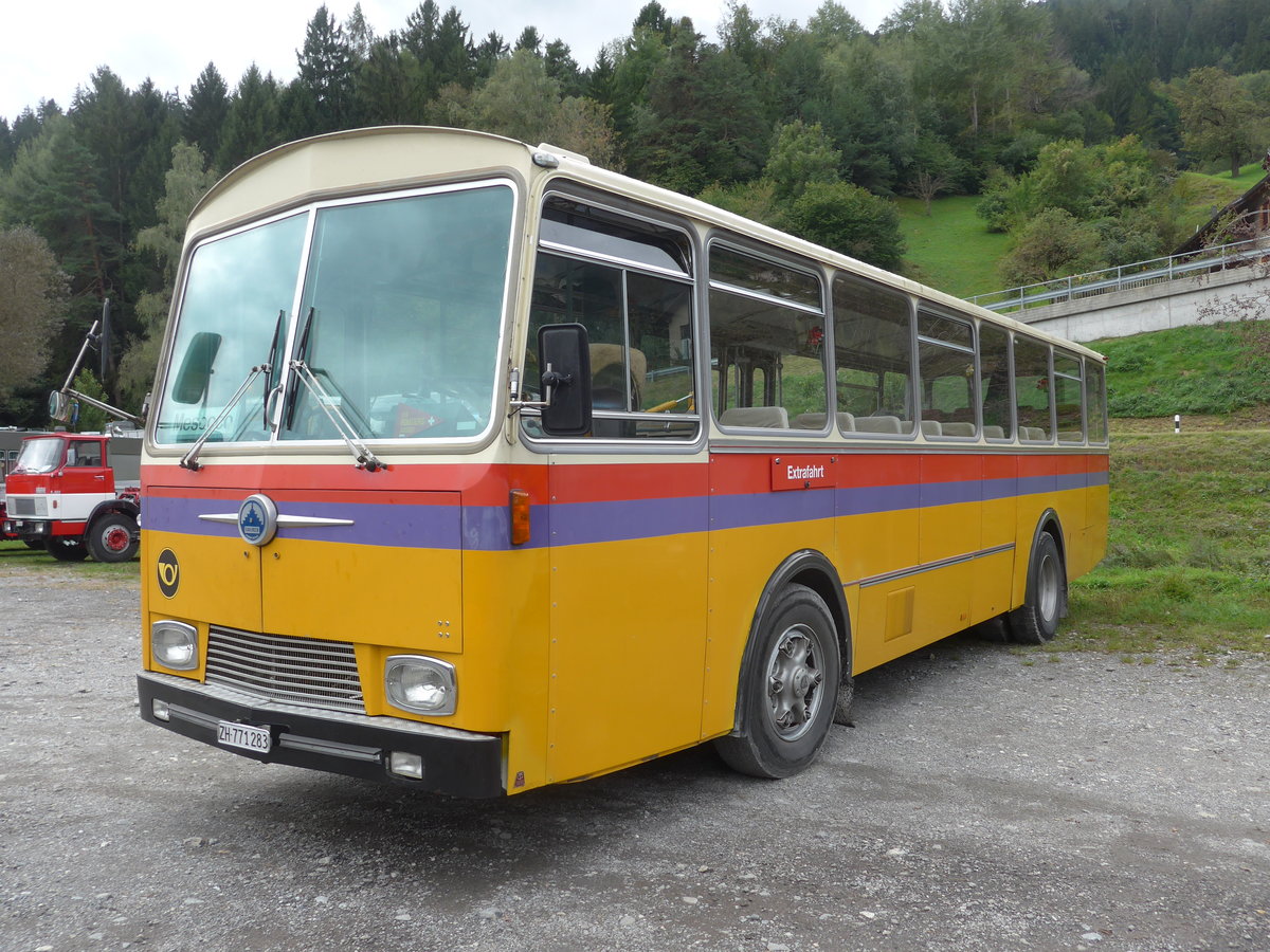 (185'032) - Rothmayr, Wermatswil - ZH 771'283 - Saurer/Tscher am 16. September 2017 in Cazis, Bndner Arena