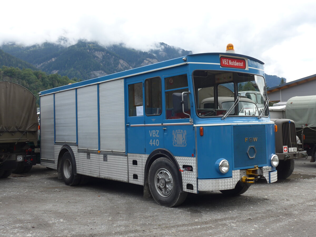 (185'035) - VBZ Zrich - Nr. 440/ZH 30'462 U - FBW/Tscher am 16. September 2017 in Cazis, Bndner Arena