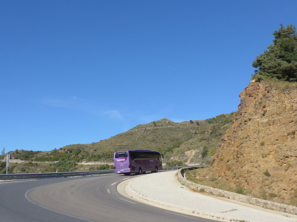 (185'628) - Sarro, Bayonne - DP 176 NT - Setra am 29. September 2017 bei Sauto