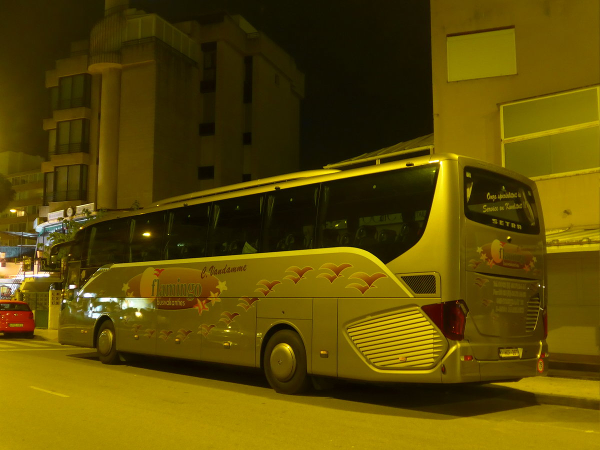 (185'699) - Aus Belgien: Flamingo, Harelbeke - 1-HCF-267 - Setra am 29. September 2017 in Roses