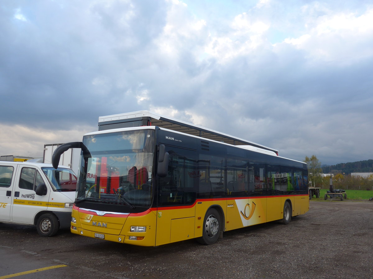 (186'132) - PostAuto Ostschweiz - TG 103'520 - MAN am 27. Oktober 2017 in Wil, Larag