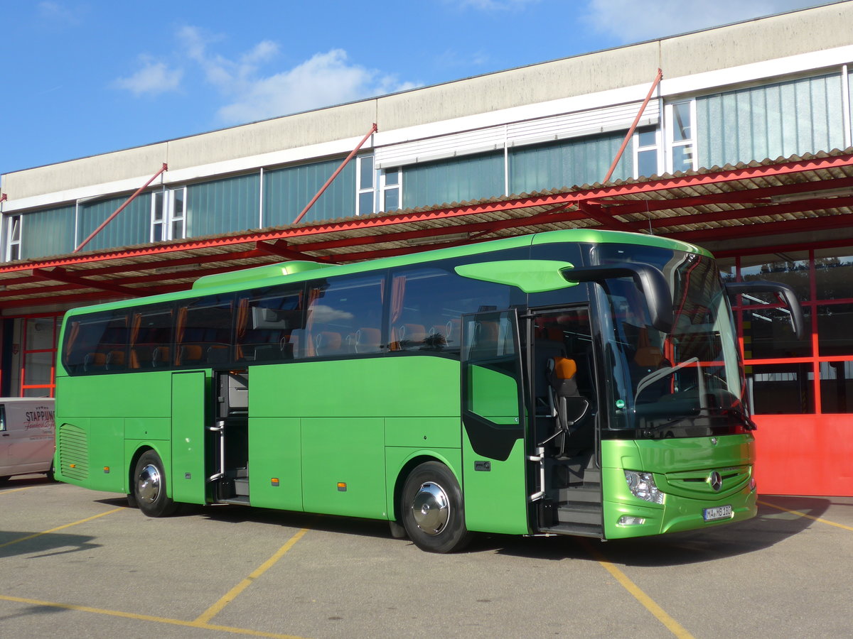 (186'198) - Aus Deutschland: MAN, Mannheim - MA-MB 180 - Mercedes am 3. November 2017 in Kloten, EvoBus