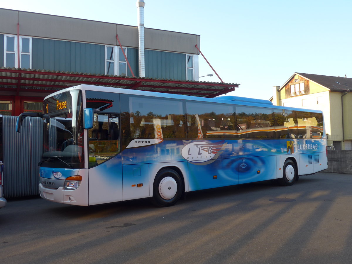 (186'227) - LLB Susten - Nr. 11 - Setra am 3. November 2017 in Kloten, EvoBus