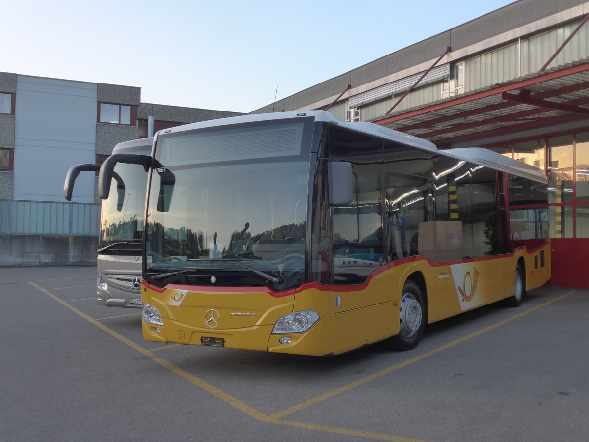 (186'244) - Amstein, Willisau - Mercedes am 3. November 2017 in Kloten, EvoBus