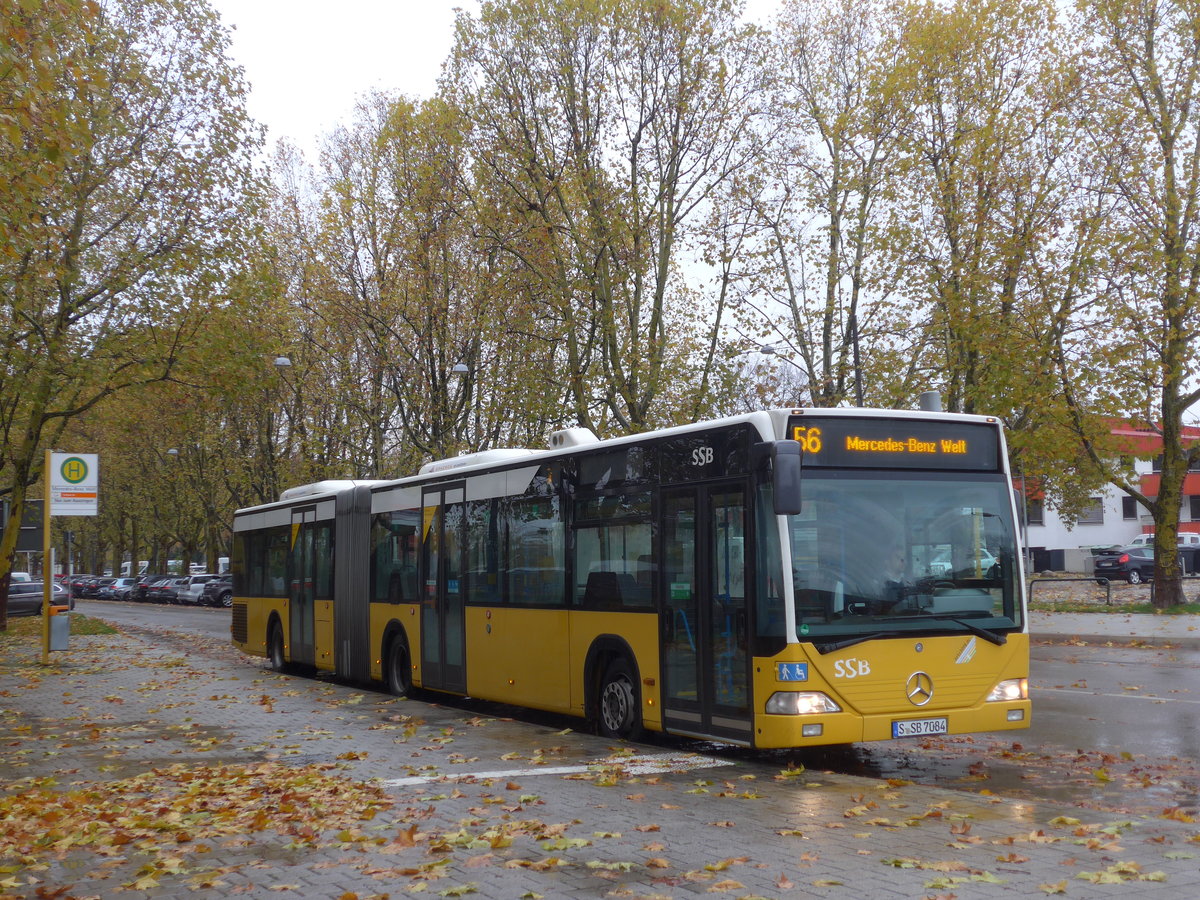 (186'301) - SSB Stuttgart - S-SB 7084 - Mercedes am 12. November 2017 in Stuttgart, Mercedes-Benz Welt