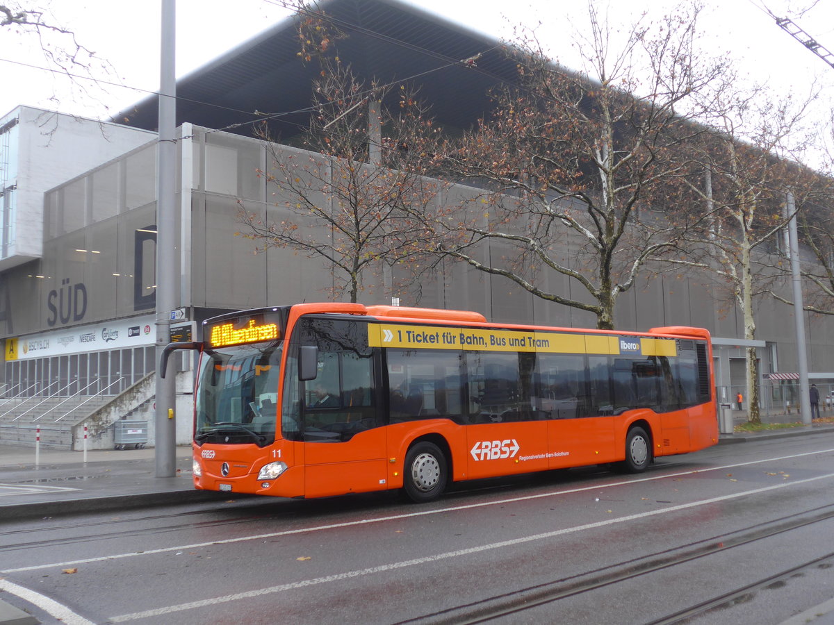 (186'534) - RBS Worblaufen - Nr. 11/BE 535'311 - Mercedes am 19. November 2017 in Bern, Wankdorf Center