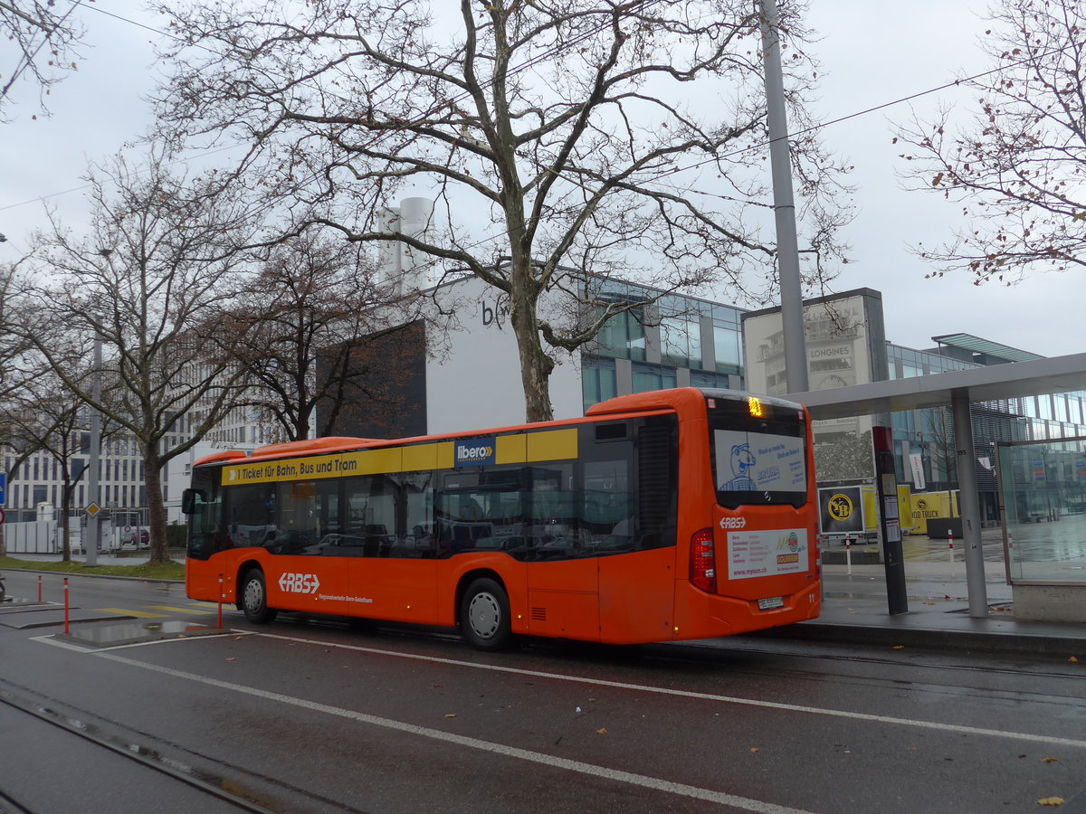 (186'535) - RBS Worblaufen - Nr. 11/BE 535'311 - Mercedes am 19. November 2017 in Bern, Wankdorf Center