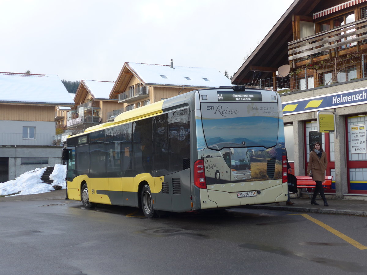 (186'569) - STI Thun - Nr. 191/BE 804'191 - Mercedes am 19. November 2017 in Heimenschwand, Post