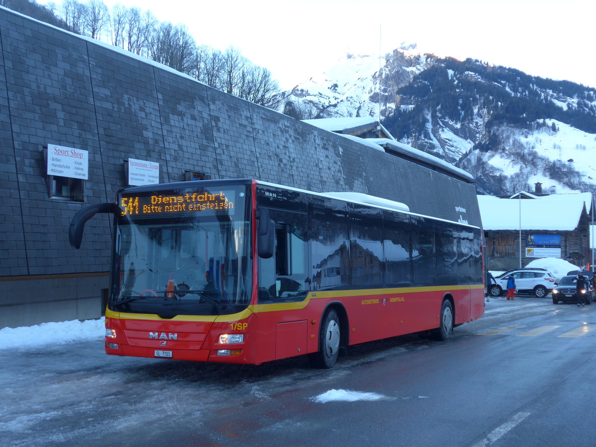 (187'492) - AS Engi - Nr. 1/SP/GL 7701 - MAN am 31. Dezember 2017 in Elm, Sportbahnen