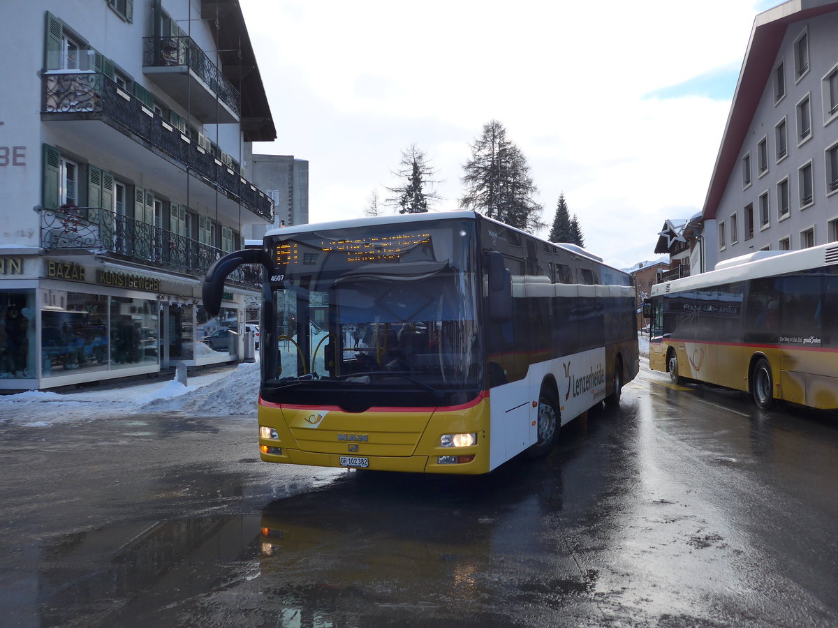 (187'567) - Bossi&Hemmi, Tiefencastel - GR 102'382 - MAN am 1. Januar 2018 in Lenzerheide, Post