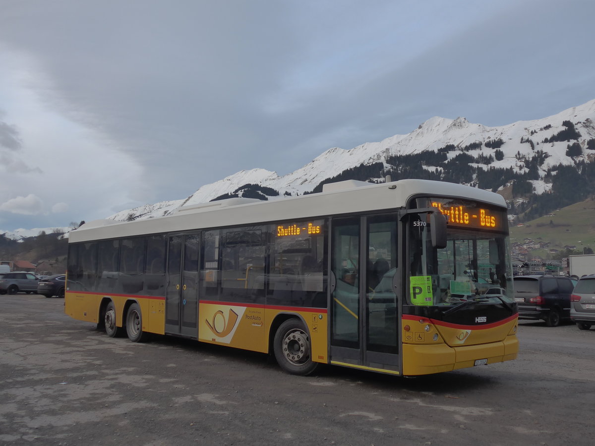 (187'699) - Steiner, Messen - SO 20'145 - Scania/Hess am 7. Januar 2018 in Frutigen, Flugplatz