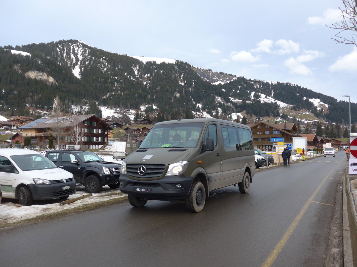 (187'743) - Schweizer Armee - M+21'369 - Mercedes am 7. Januar 2018 in Adelboden, Weltcup