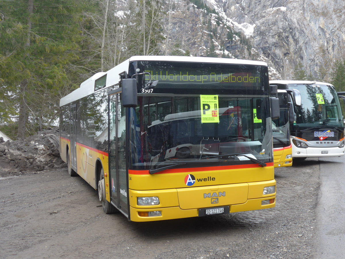 (187'806) - Wyss, Boningen - Nr. 34/SO 121'746 - MAN am 7. Januar 2018 in Adelboden, Unter dem Birg