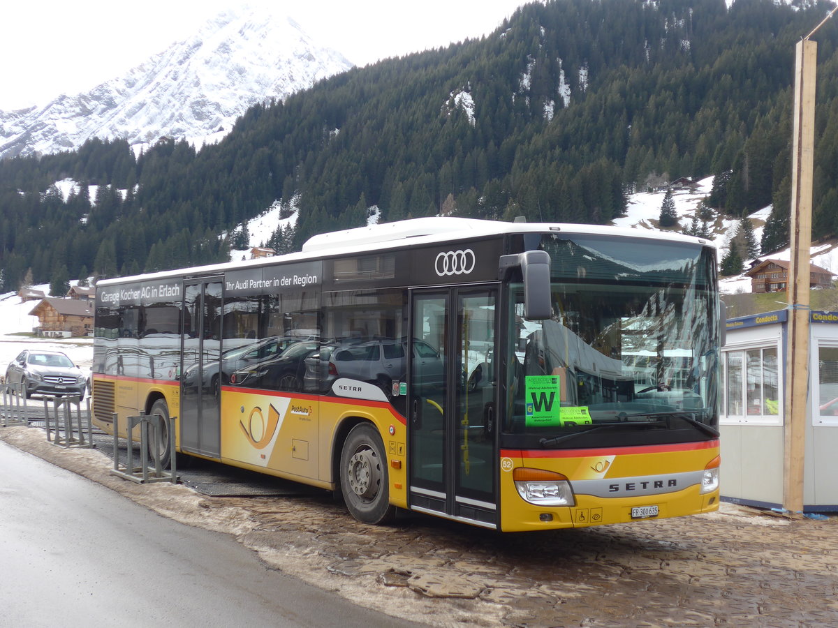 (187'840) - Wieland, Murten - Nr. 52/FR 300'635 - Setra am 7. Januar 2018 in Adelboden, Weltcup