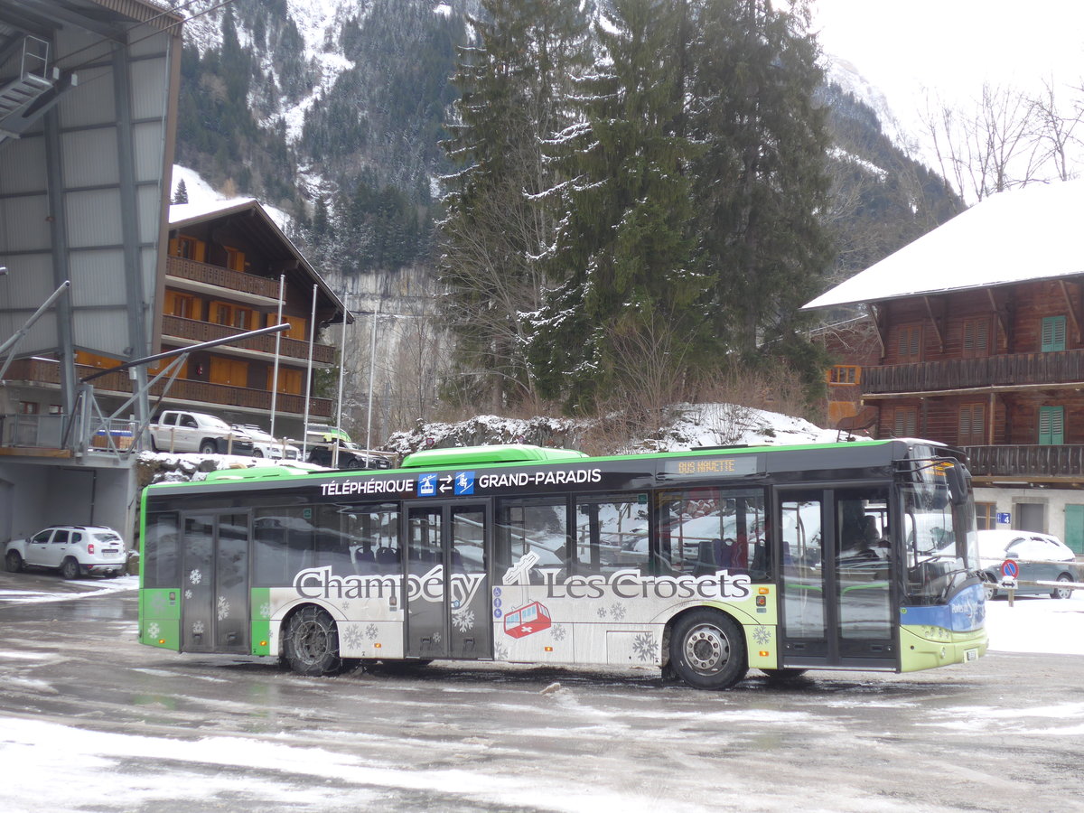 (187'997) - TPC Aigle - Nr. 17/VS 353'316 - Solaris am 20. Januar 2018 beim Bahnhof Monthey