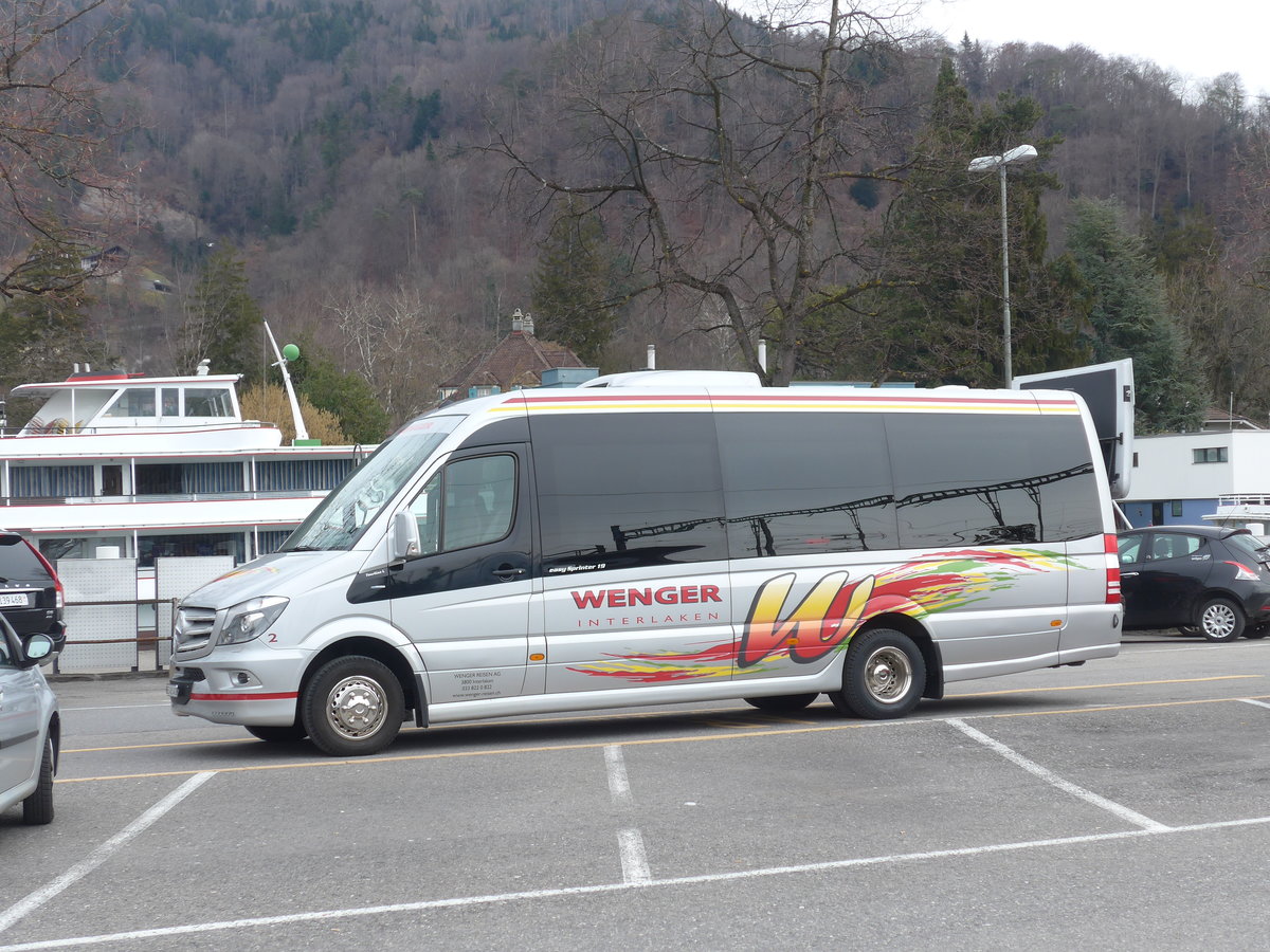 (188'191) - Wenger, Interlaken - Nr. 2/BE 483'462 - Mercedes am 4. Februar 2018 in Thun, CarTerminal