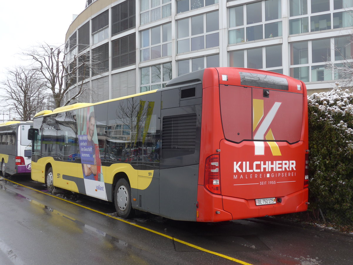 (188'454) - STI Thun - Nr. 175/BE 752'175 - Mercedes am 12. Februar 2018 bei der Schifflndte Thun