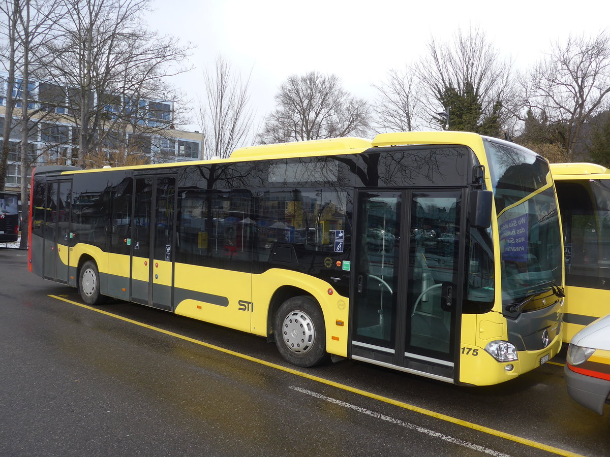 (188'488) - STI Thun - Nr. 175/BE 752'175 - Mercedes am 12. Februar 2018 bei der Schifflndte Thun