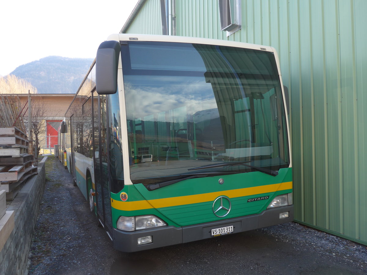 (188'920) - Buchard, Leytron - Nr. 68/VS 101'311 - Mercedes (ex MBC Morges Nr. 66) am 18. Februar 2018 in Leytron, Garage