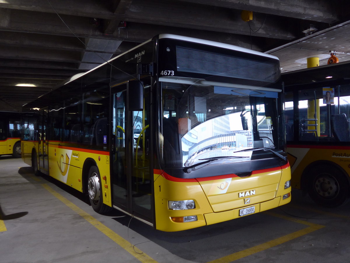 (189'462) - Steiner, Ortschwaben - Nr. 1/BE 26'800 - MAN am 17. Mrz 2018 in Bern, Postautostation