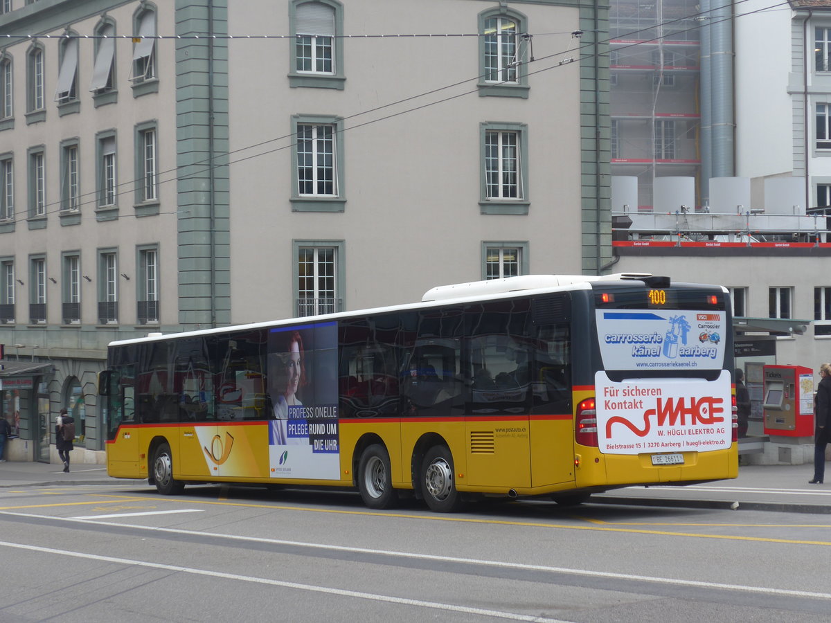 (189'613) - AVA Aarberg - Nr. 1/BE 26'611 - Mercedes am 26. Mrz 2018 in Bern, Schanzenstrasse