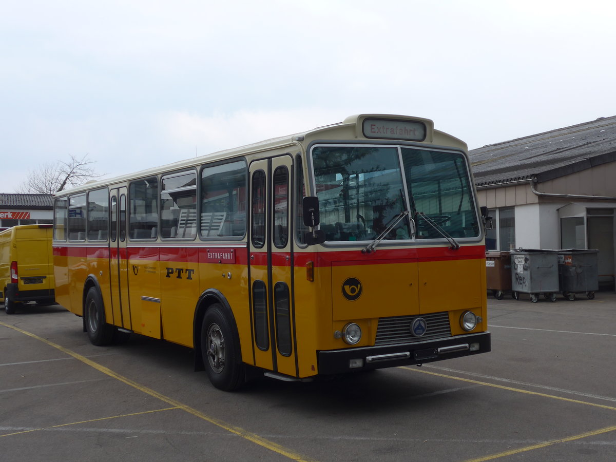 (189'656) - Zimmermann, Niederwangen - Saurer/Tscher (ex P 24'632) am 26. Mrz 2018 in Bellach, Hess