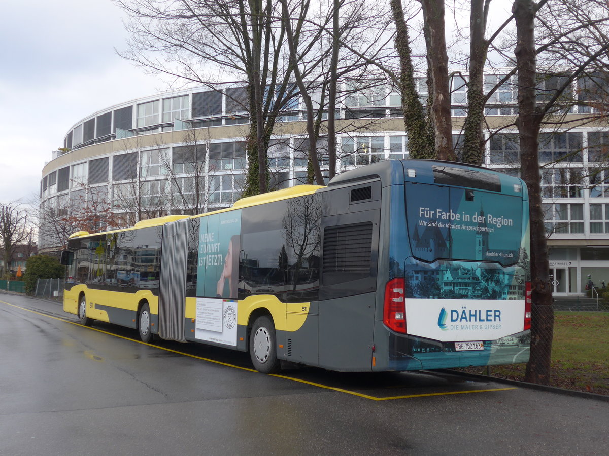 (189'789) - STI Thun - Nr. 163/BE 752'163 - Mercedes am 1. April 2018 bei der Schifflndte Thun