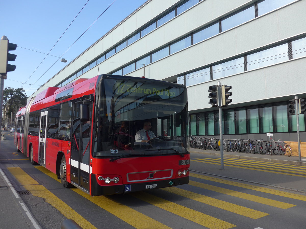 (190'091) - Bernmobil, Bern - Nr. 804/BE 612'804 - Volvo am 7. April 2018 in Bern, Schanzenstrasse