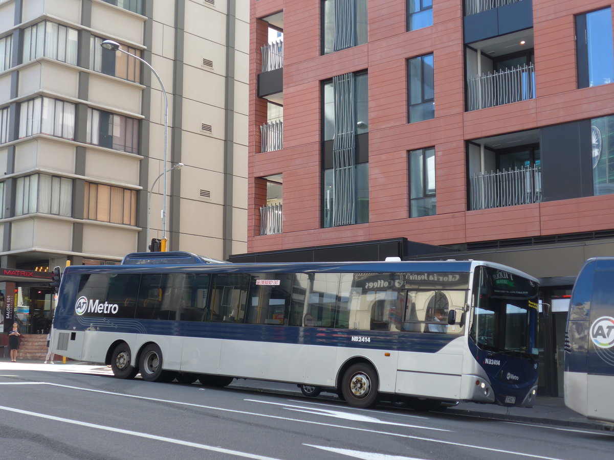 (192'196) - AT Metro, Auckland - Nr. NB2414/CFH417 - MAN/Designline am 1. Mai 2018 in Auckland