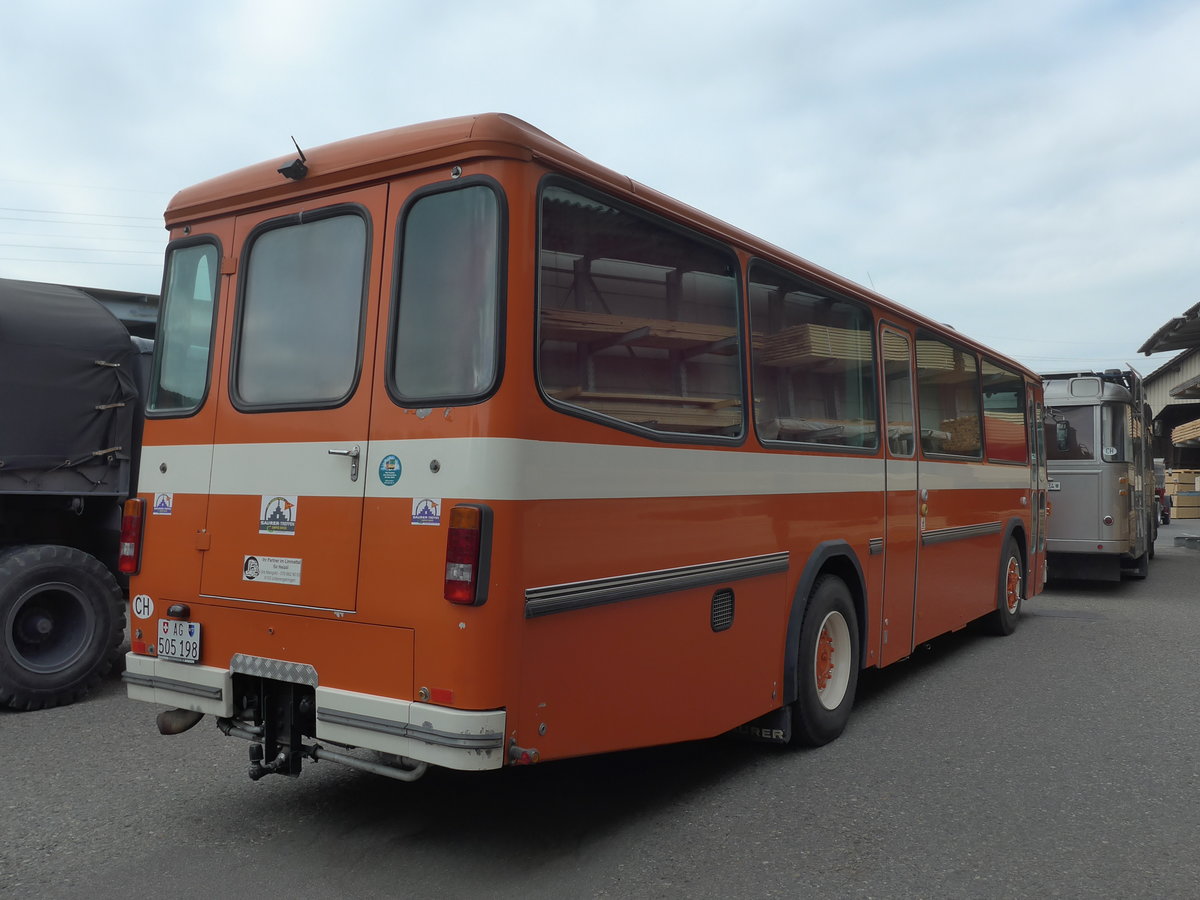 (192'364) - Mangold, Oberengstringen - AG 505'198 - Saurer/Hess (ex RhV Altsttten Nr. 45) am 5. Mai 2018 in Attikon, Wegmller