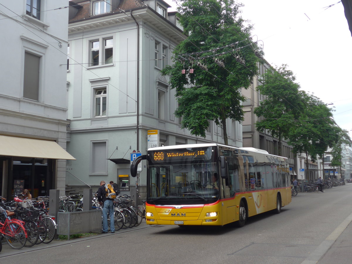 (194'088) - Steiger, Schlatt - Nr. 299/ZH 701'256 - MAN am 17. Juni 2018 beim Hauptbahnhof Winterthur