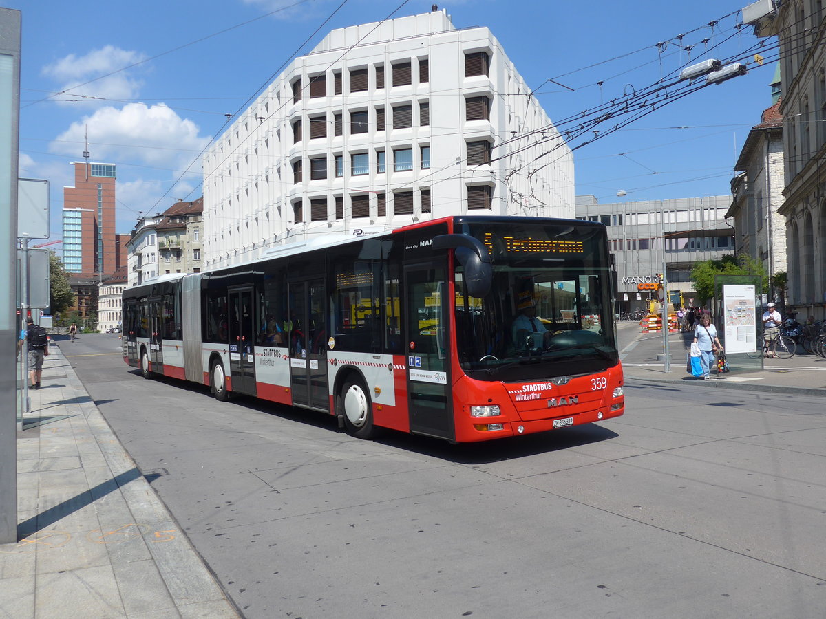 (194'646) - SW Winterthur - Nr. 359/ZH 886'359 - MAN am 7. Juli 2018 beim Hauptbahnhof Winterthur