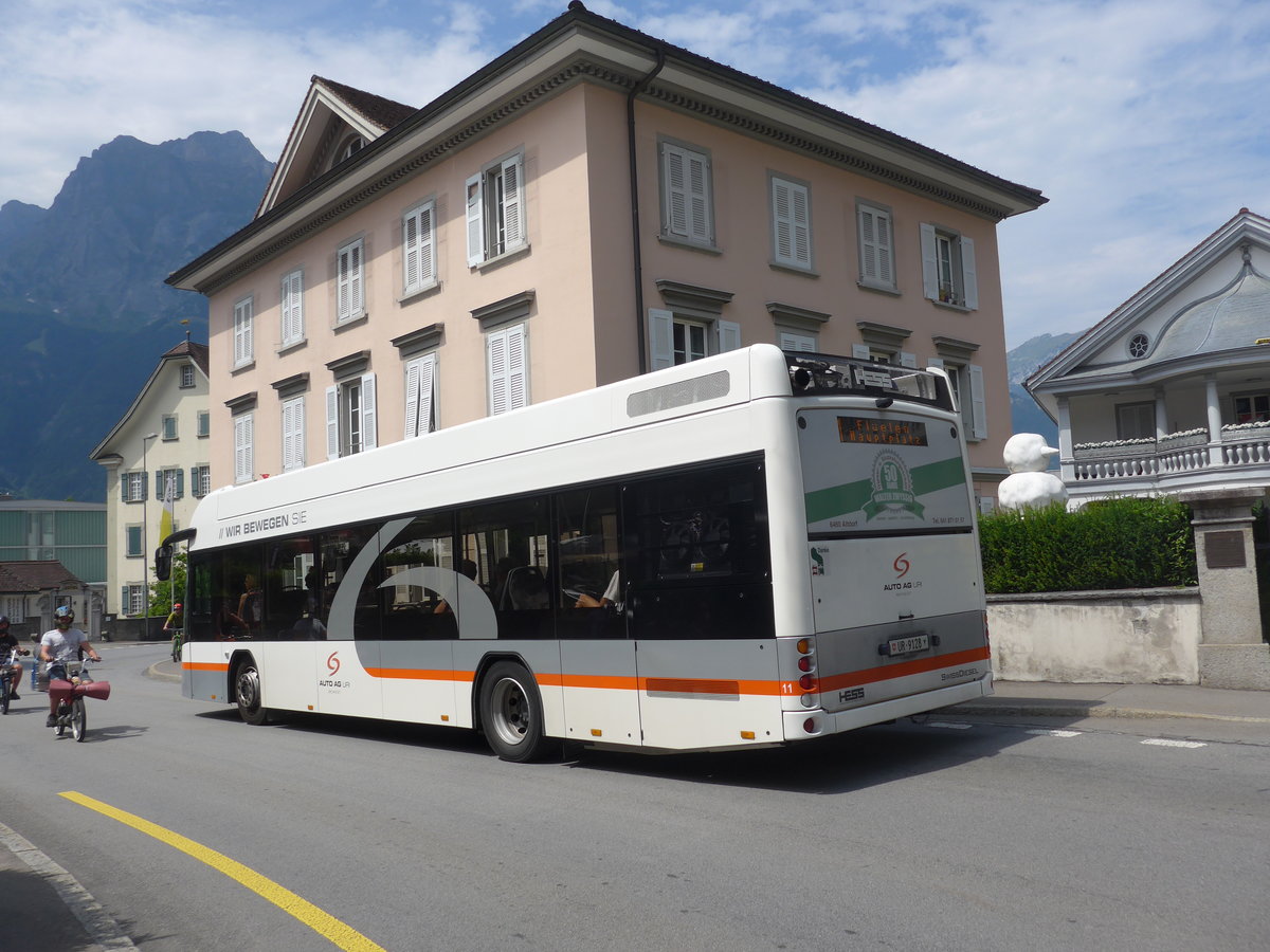 (195'434) - AAGU Altdorf - Nr. 11/UR 9128 - Hess am 1. August 2018 in Altdorf, Gemeindehaus