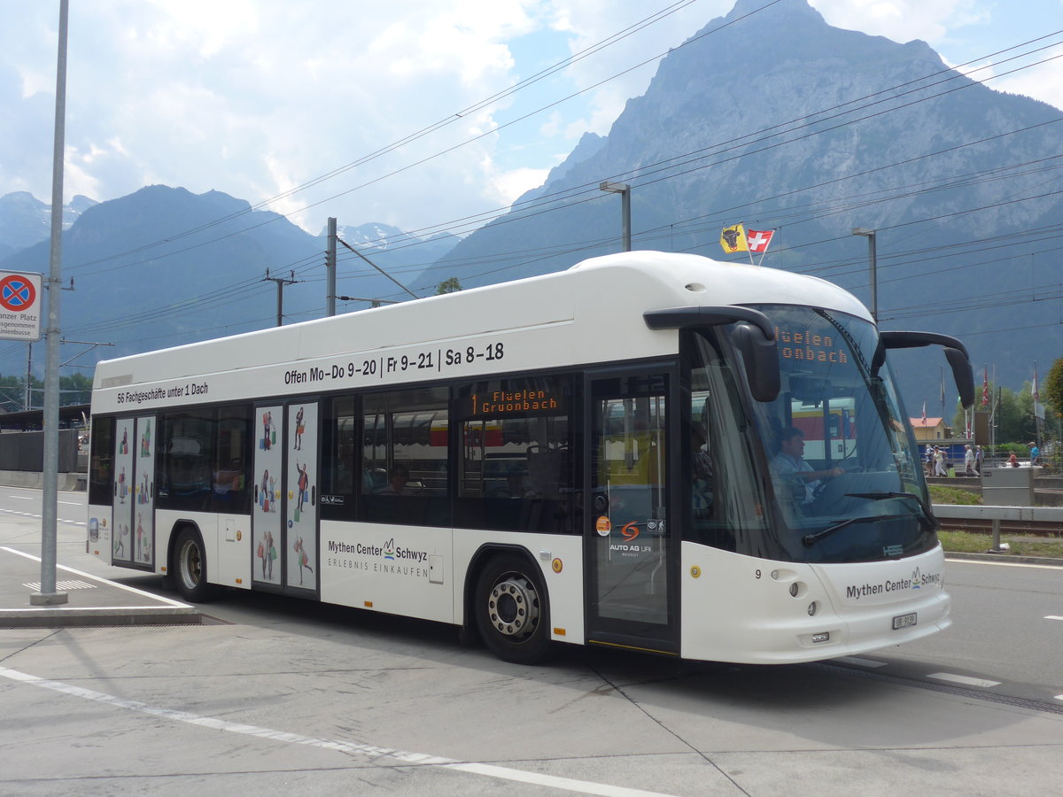 (195'446) - AAGU Altdorf - Nr. 9/UR 9139 - Hess am 1. August 2018 in Flelen, Hauptplatz