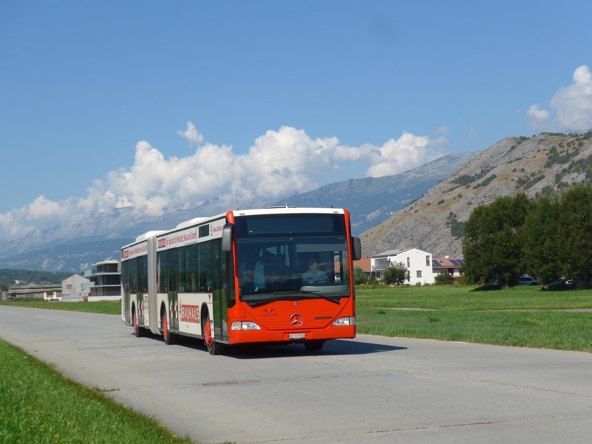 (196'018) - Ruffiner, Turtmann - Nr. 15/VS 123'920 - Mercedes (ex AS Engi Nr. 15; ex SBC Chur Nr. 52; ex SBC Chur Nr. 29; ex ARL Viganello Nr. 23; ex TPL Lugano Nr. 28) am 19. August 2018 in Turtmann, Flugplatz