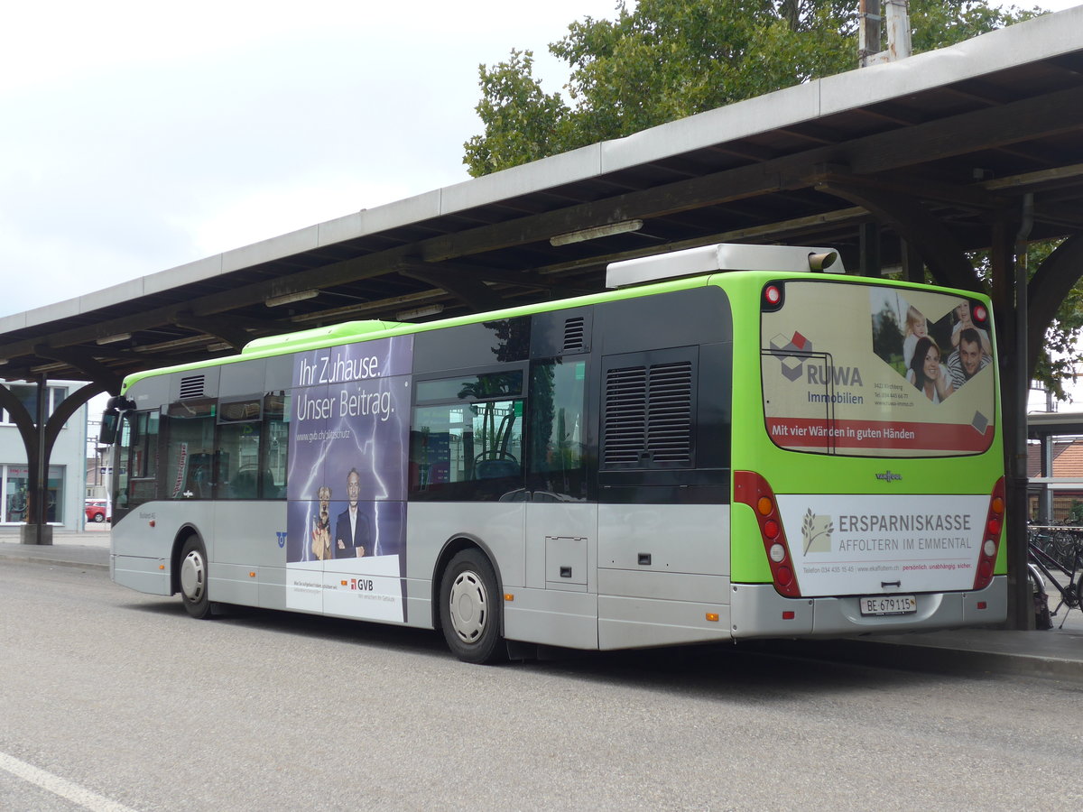 (196'394) - Busland, Burgdorf - Nr. 51/BE 679'115 - Van Hool am 2. September 2018 beim Bahnhof Burgdorf