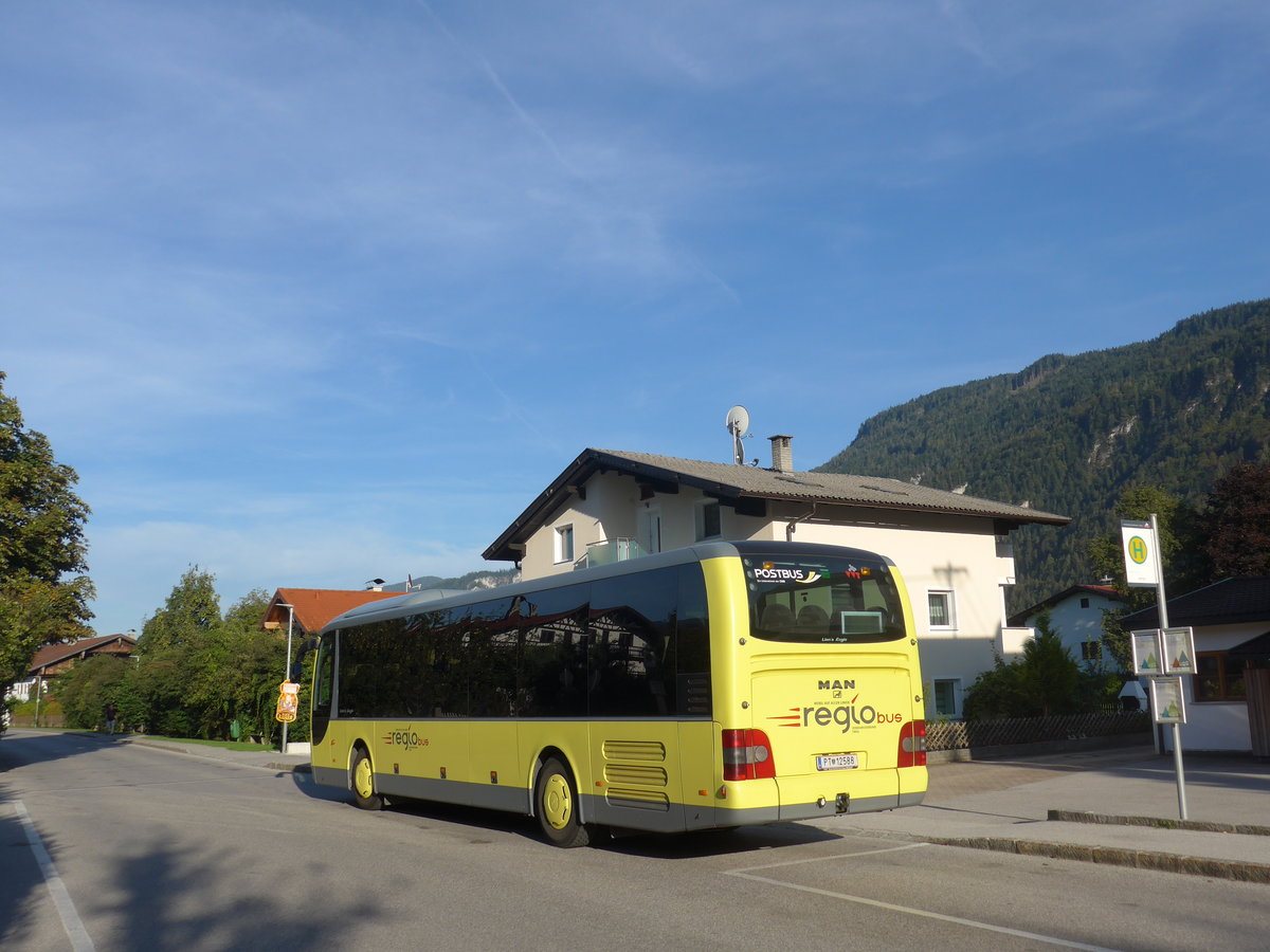 (196'841) - PostBus - PT 12'588 - MAN am 11. September 2018 in Radfeld, Hintner