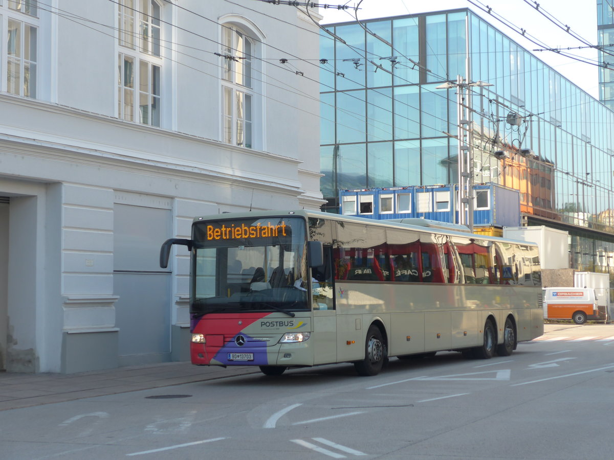 (197'036) - PostBus - BD 13'703 - Mercedes am 13. September 2018 beim Bahnhof Salzburg