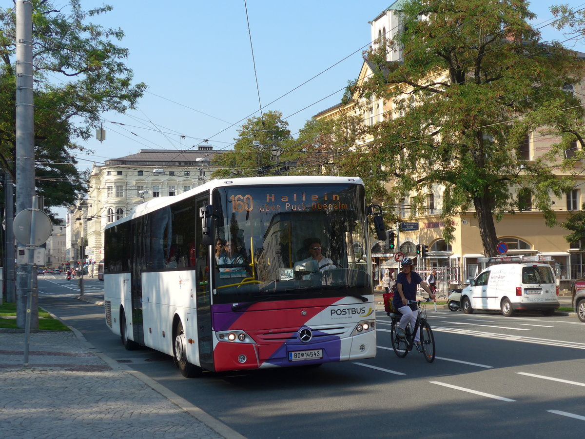(197'295) - PostBus - BD 14'543 - Mercedes am 13. September 2018 in Salzburg, Mirabellplatz