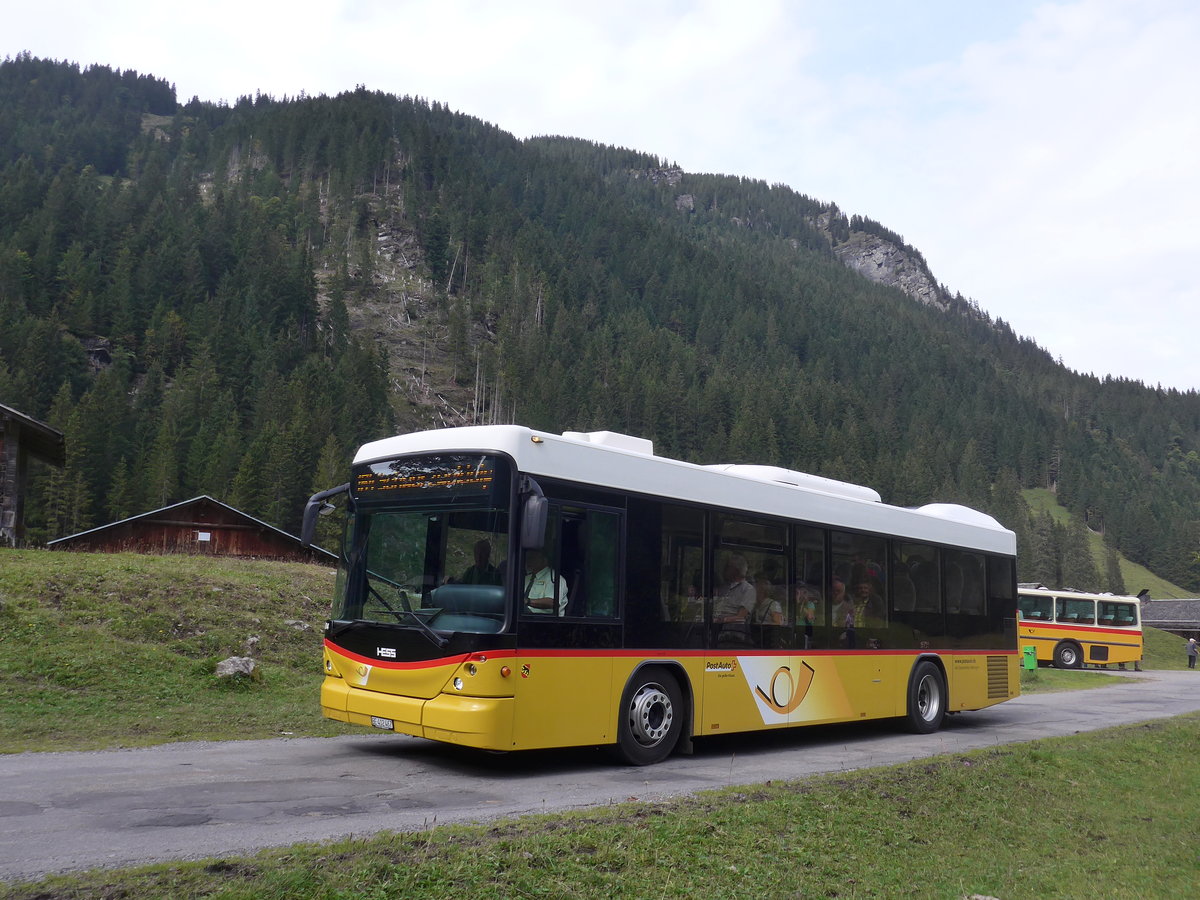 (197'781) - AVG Meiringen - Nr. 67/BE 402'467 - Scania/Hess (ex Nr. 76; ex Steiner, Messen) am 16. September 2018 in Gschwandtenmaad