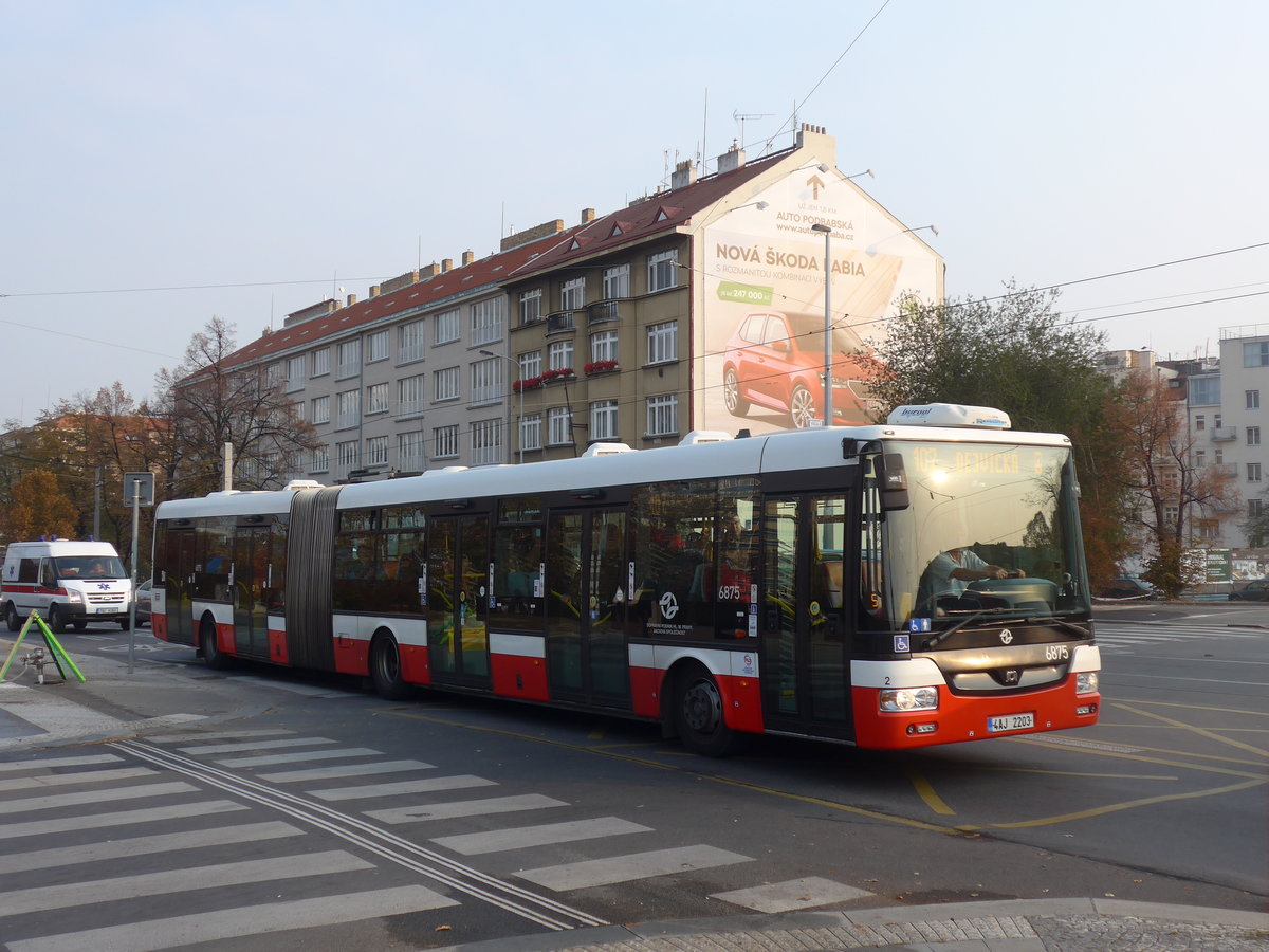 (198'481) - DPP Praha - Nr. 6875/4AJ 2203 - SOR am 19. Oktober 2018 in Praha, Dejvick