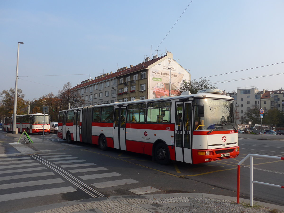 (198'503) - DPP Praha - Nr. 6358/1A4 9209 - Karosa am 19. Oktober 2018 in Praha, Dejvick