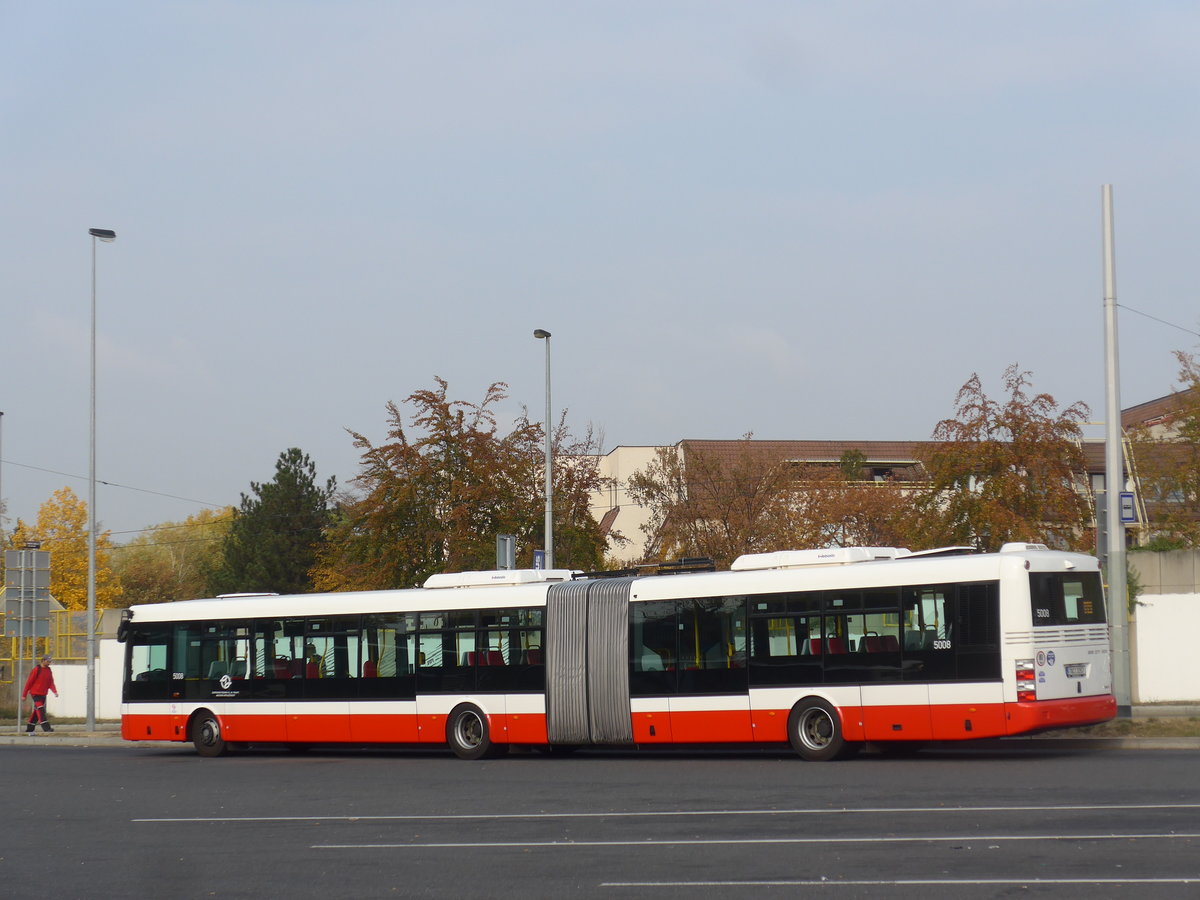 (198'534) - DPP Praha - Nr. 5008/7AC 3357 - SOR am 19. Oktober 2018 in Praha, Ndraz Veleslavn