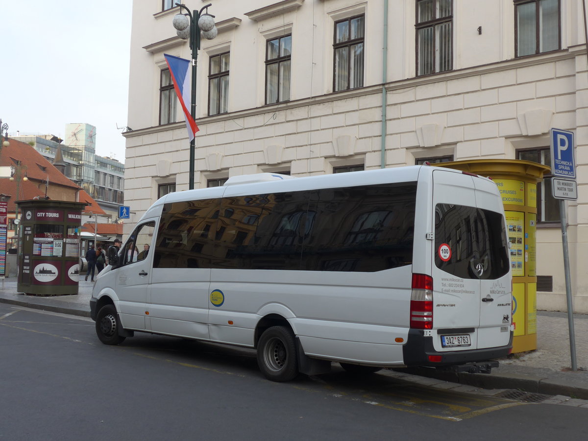 (198'900) - MiKo Car, Praha - 3AZ 6763 - Mercedes am 20. Oktober 2018 in Praha, Na Prkope